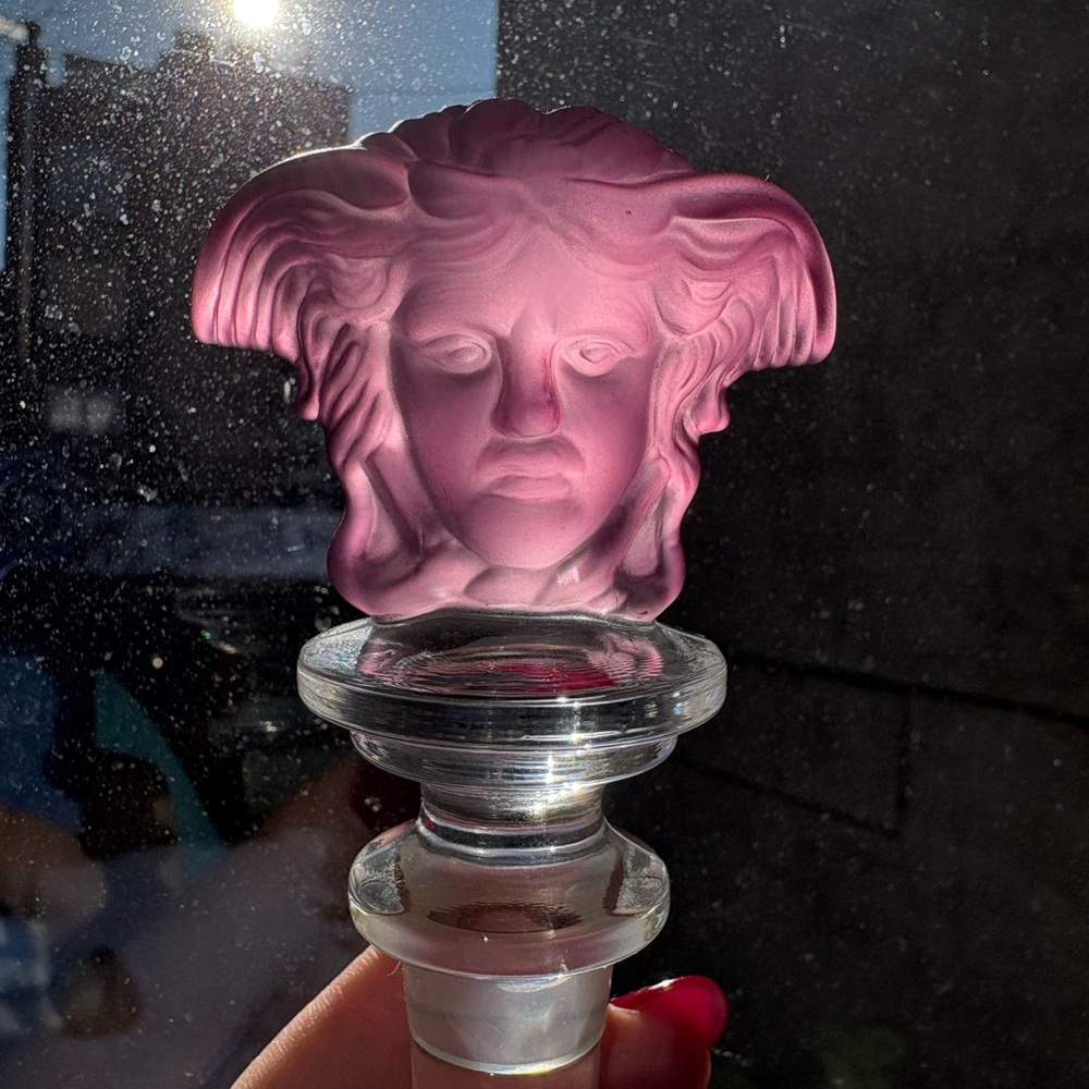 Versace x Rosenthal Medusa Crystal Bottle Stoppers SET of 3, all NEW - Picture 6 of 13